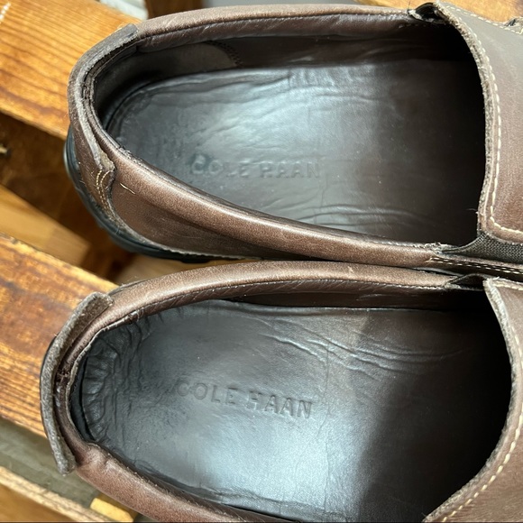 Cole Haan Brown Leather Tucker Venetian Driver Slip On Loafers Shoes Men’s 10.5 - Picture 10 of 10